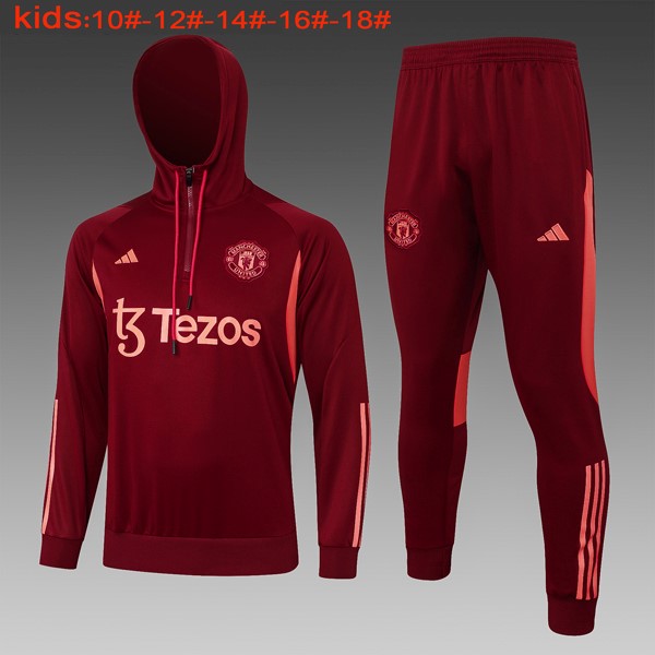 Kinder Hoodies Manchester United 2024 Rote 2